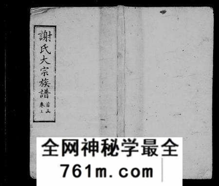 湖南谢氏族谱-谢氏大宗族谱 [12函,及首函].pdf电子版