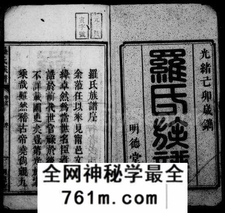 湖南罗氏族谱-罗氏族谱 [7卷,首1卷].pdf电子版