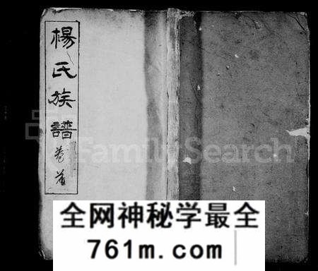 湖北杨氏族谱-杨氏族谱 [20卷,及卷首].pdf电子版