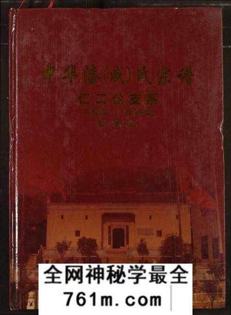 湖北戚氏漆氏族谱-中华漆(戚)氏宗谱仁二公支系.pdf电子版