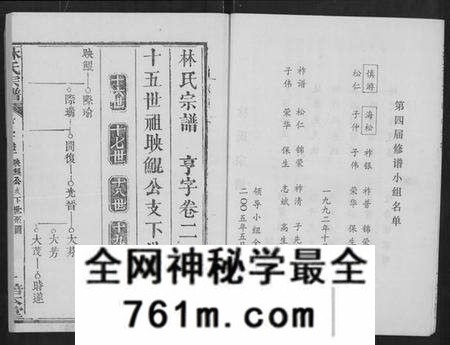 湖北林氏族谱-林氏宗谱 [残卷](Lin Shi Zong Pu).pdf电子版