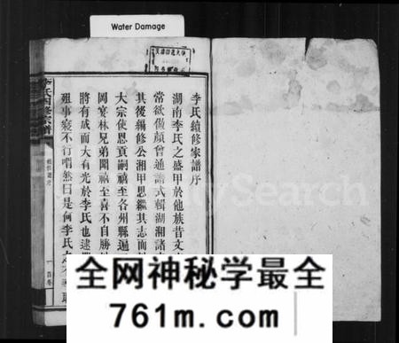 湖南李氏族谱-李氏宗谱 [卷数杂异].pdf电子版