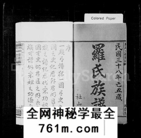 湖南罗氏族谱-罗氏九修族谱 [10卷,首末各1卷].pdf电子版