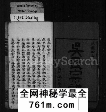 湖南吴氏族谱-吴氏宗谱 [世系68卷,首4卷].pdf电子版
