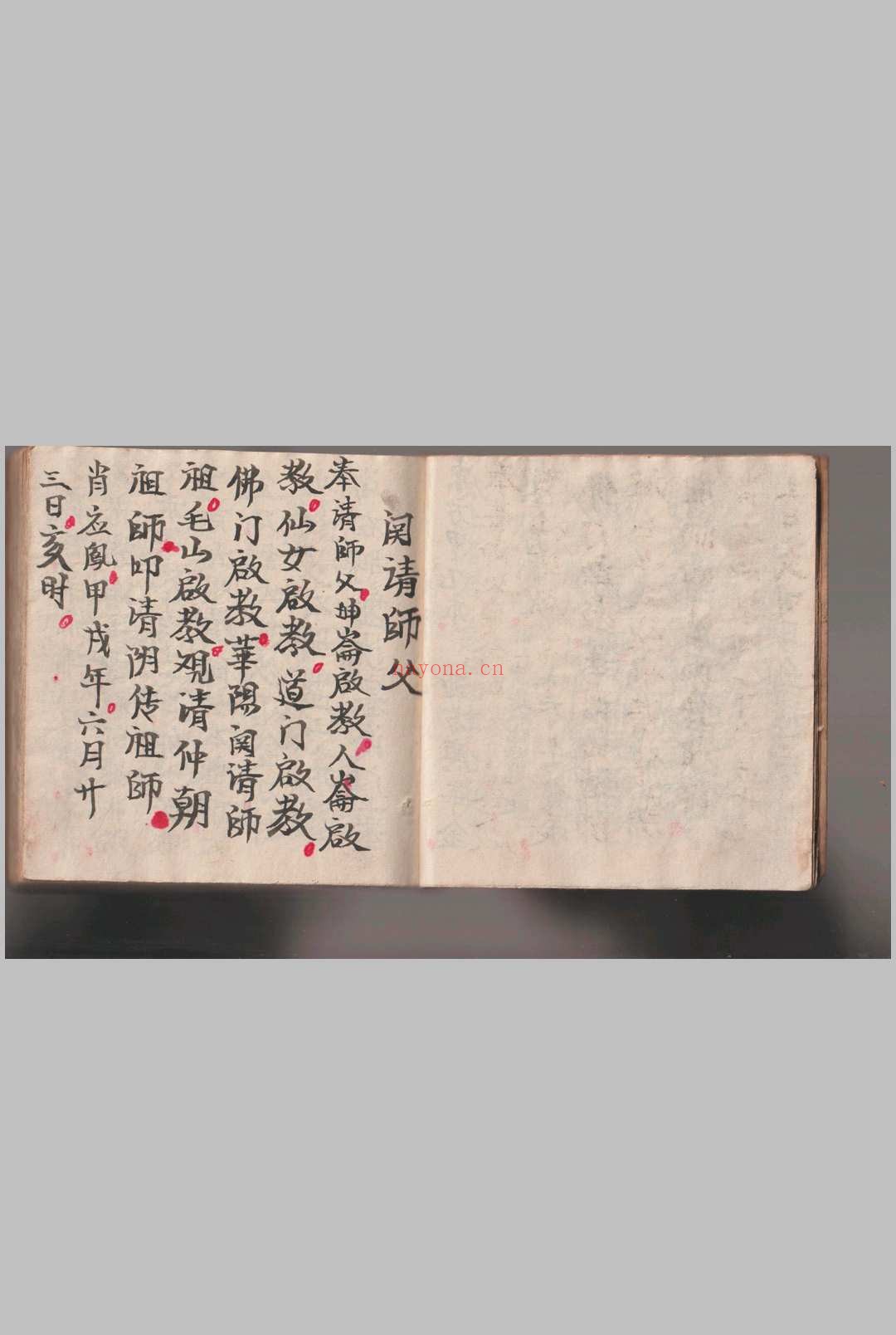 《灵仙神》水师自记