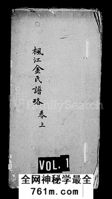 江苏金氏族谱-枫江金氏谱略 [卷数杂异](休宁金氏宗谱).pdf电子版