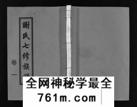 湖南谢氏族谱-谢氏七修族谱 [39卷,首1卷].pdf电子版