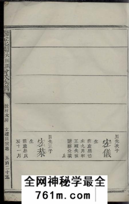 江西瑞金瑞金北关大田围夏罗坑曾氏族谱