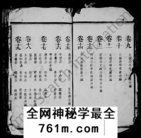 江西李氏族谱-陇西李氏族谱 [32卷,及卷首].pdf电子版