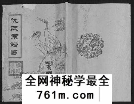 江苏仇氏族谱-仇氏宗谱书[不分卷](别名：Qiu Shi Zong Pu Shu).pdf电子版
