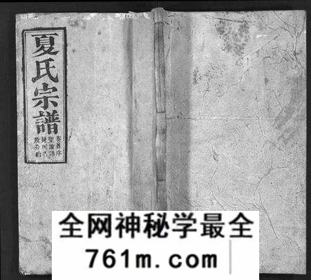 湖北夏氏族谱-夏氏宗谱 [29卷,首2卷](别名：麻邑牌楼河夏氏宗谱、Xia Shi Zong Pu).pdf电子版