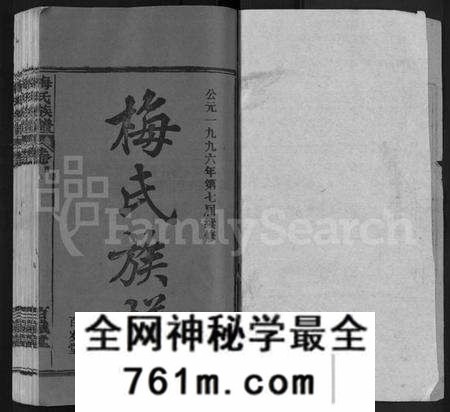 湖北梅氏族谱-梅氏族谱 [44卷,首4卷].pdf电子版