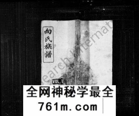 湖南向氏族谱-向氏族谱 [2卷,首尾各1卷].pdf电子版
