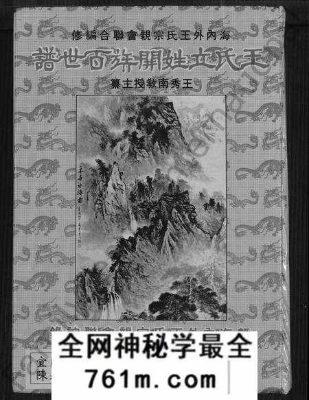 中国王氏族谱-王氏立姓开族百世谱暨海内外王氏宗亲会联谊录(别名：王氏立姓开族百世谱暨海内外王氏宗亲会联谊录).pdf电子版