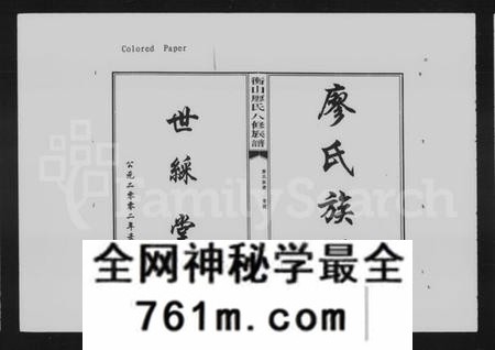 湖南廖氏族谱-衡山廖氏八修族谱 [42卷].pdf电子版