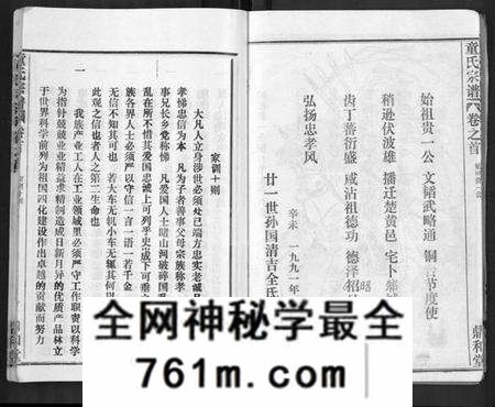 湖北童氏族谱-童氏宗谱 [46卷].pdf电子版