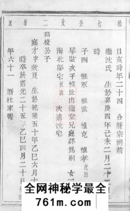 海宁树德堂赭山冯氏家谱不分卷
