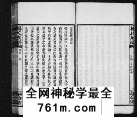 湖南杨氏族谱-杨氏族谱 [共52卷].pdf电子版