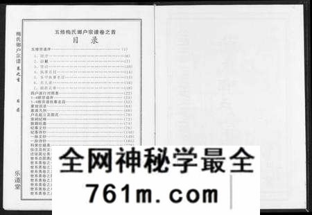 湖北梅氏族谱-梅氏琅户宗谱.pdf电子版