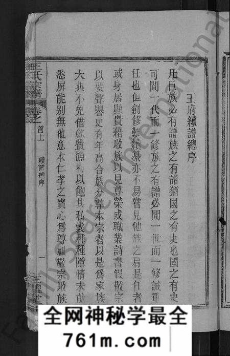 湖北王氏族谱-王氏宗谱 [13卷,首3卷].pdf电子版