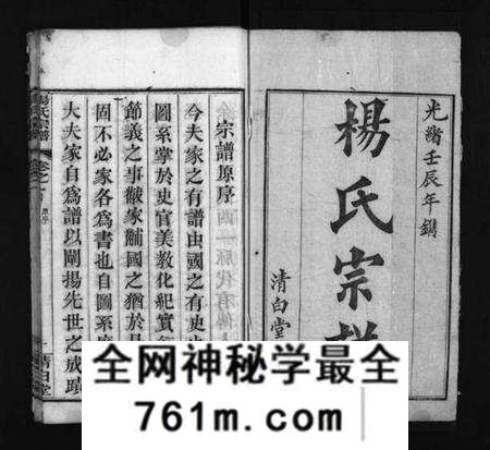 湖北谢氏族谱-杨氏宗谱 [10卷](别名：杨氏续修宗谱、Yang Shi Zong Pu、杨氏宗谱).pdf电子版