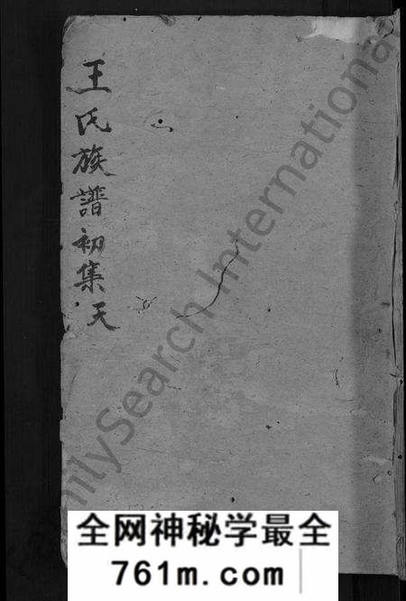 湖北王氏族谱-王氏族谱 [5卷](别名：王氏族谱初集、王氏世谱).pdf电子版