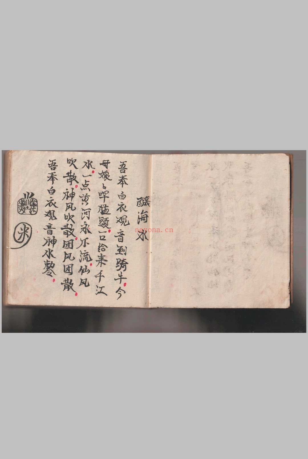 《灵仙神》水师自记
