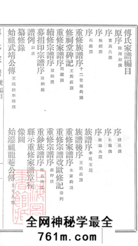 南汇傅氏家谱不分卷