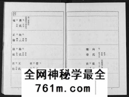 湖北熊氏族谱-熊氏家庭档案簿.pdf电子版