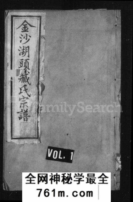 江苏臧氏族谱-臧氏宗谱 [8卷](别名：金沙湖头臧氏宗谱).pdf电子版
