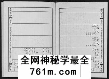 湖北谢氏族谱-谢氏宗谱.pdf电子版