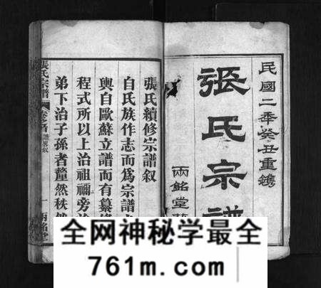 湖北张氏族谱-张氏宗谱 [7卷,及卷首](别名：楚黄张氏宗谱、Zhang Shi Zong Pu、张氏宗谱).pdf电子版
