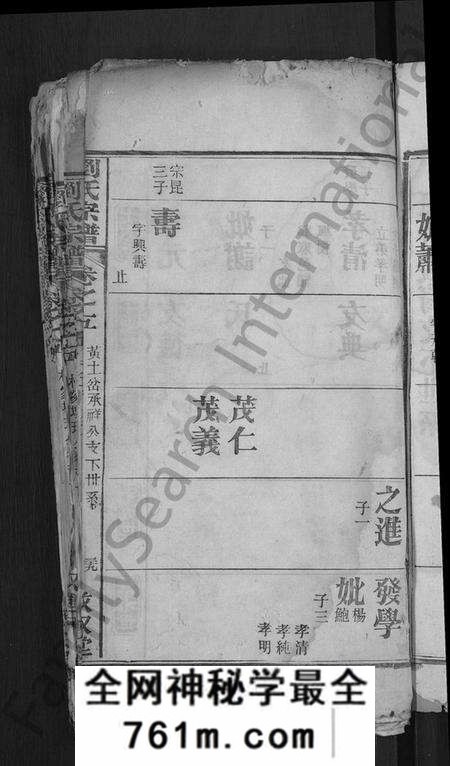 湖北刘氏族谱-刘氏宗谱 [残卷](别名：安邑刘氏宗谱).pdf电子版