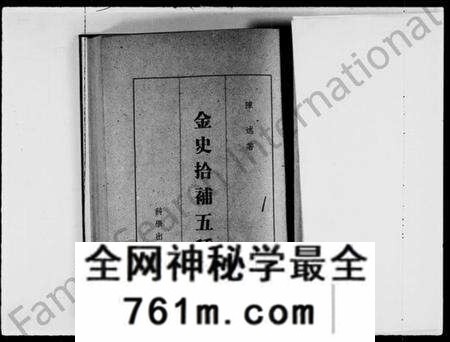 中国未知族谱-金史拾补五种.pdf电子版
