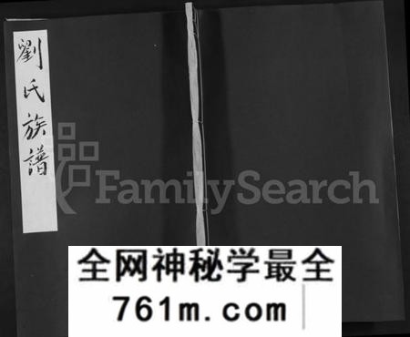 湖南刘氏族谱-刘氏族谱 [不分卷].pdf电子版
