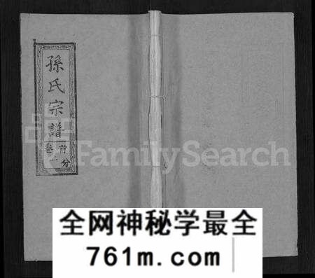 湖北孙氏族谱-孙氏宗谱 [各房分谱,首7卷].pdf电子版