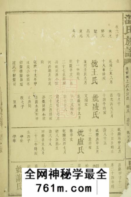 宁都忠武堂温氏族谱