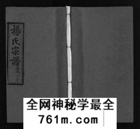 湖北杨氏族谱-杨氏宗谱[52卷,首6卷](别名：Yang Shi Zong Pu、杨氏宗谱).pdf电子版