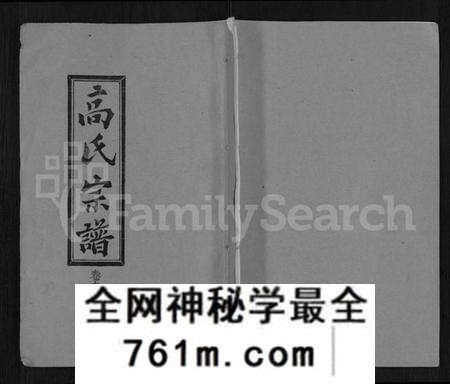 湖北高氏族谱-高氏宗谱 [31卷].pdf电子版