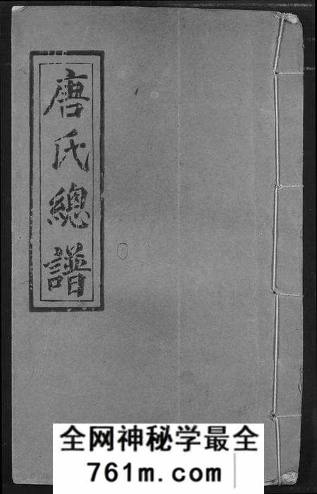 湖北唐氏族谱-唐氏家乘.pdf电子版