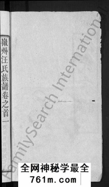 湖北汪氏族谱-汪氏宗谱 [14卷](别名：Wang Shi Zong Pu).pdf电子版