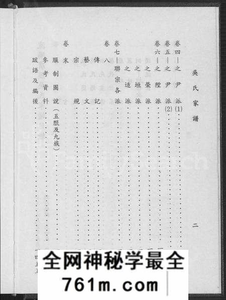 江苏吴氏族谱-沭阳虞溪吴氏家谱 [8卷,首末各1卷](别名：吴氏家谱).pdf电子版