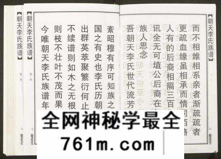 湖南李氏族谱-朝天李氏族谱.pdf电子版