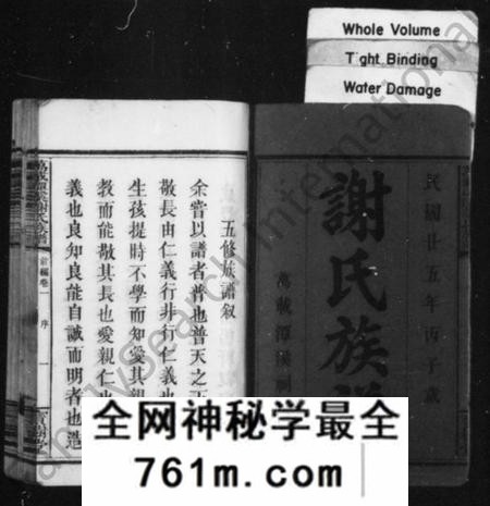 江西谢氏族谱-谢氏族谱 [正编31卷,前编2卷,后编3卷].pdf电子版