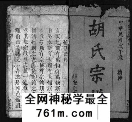 湖北胡氏族谱-胡氏宗谱 [10卷](别名：Hu Shi Zu Pu).pdf电子版