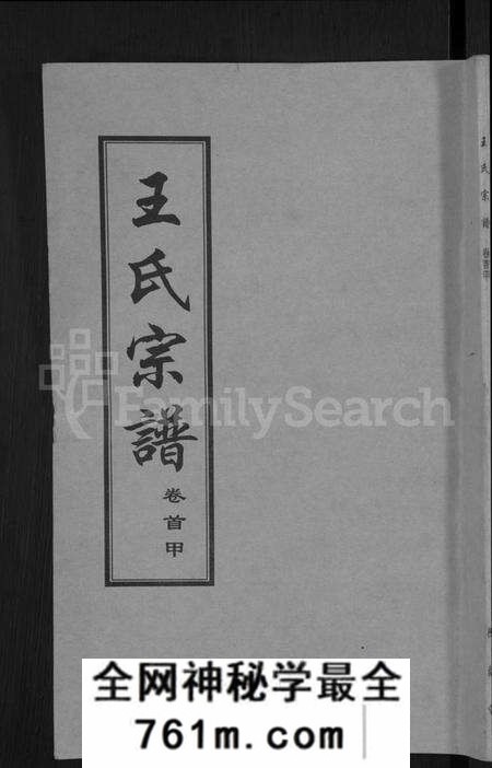 湖北王氏族谱-王氏宗谱[18卷首6卷].pdf电子版