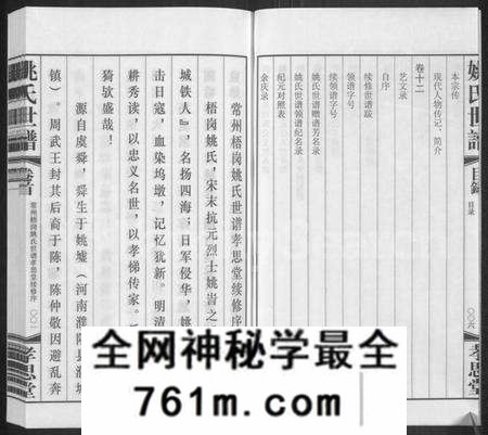 江苏姚氏族谱-常州梧岗村姚氏世谱 [12卷,及卷首](姚氏世谱).pdf电子版
