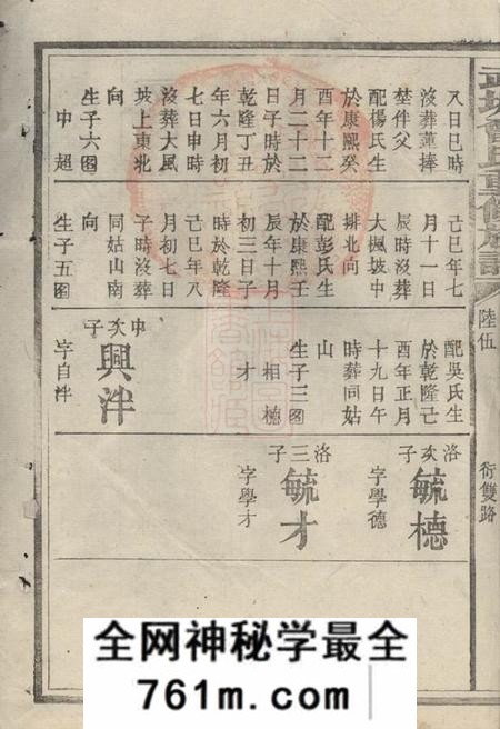临湘武城曾氏重修族谱不分卷