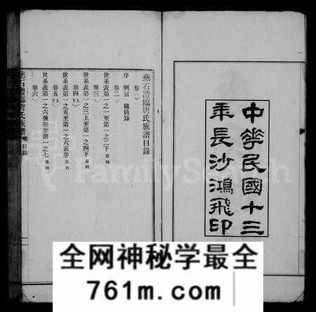 湖南唐氏族谱-慈石澧临唐氏族谱 [59卷].pdf电子版