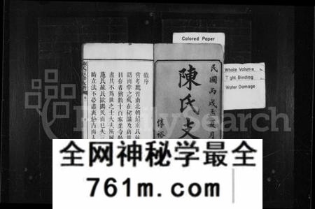 湖南陈氏族谱-陈氏支谱 [20卷,含卷末1卷].pdf电子版